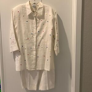 Ann Gerlin Linen Suit